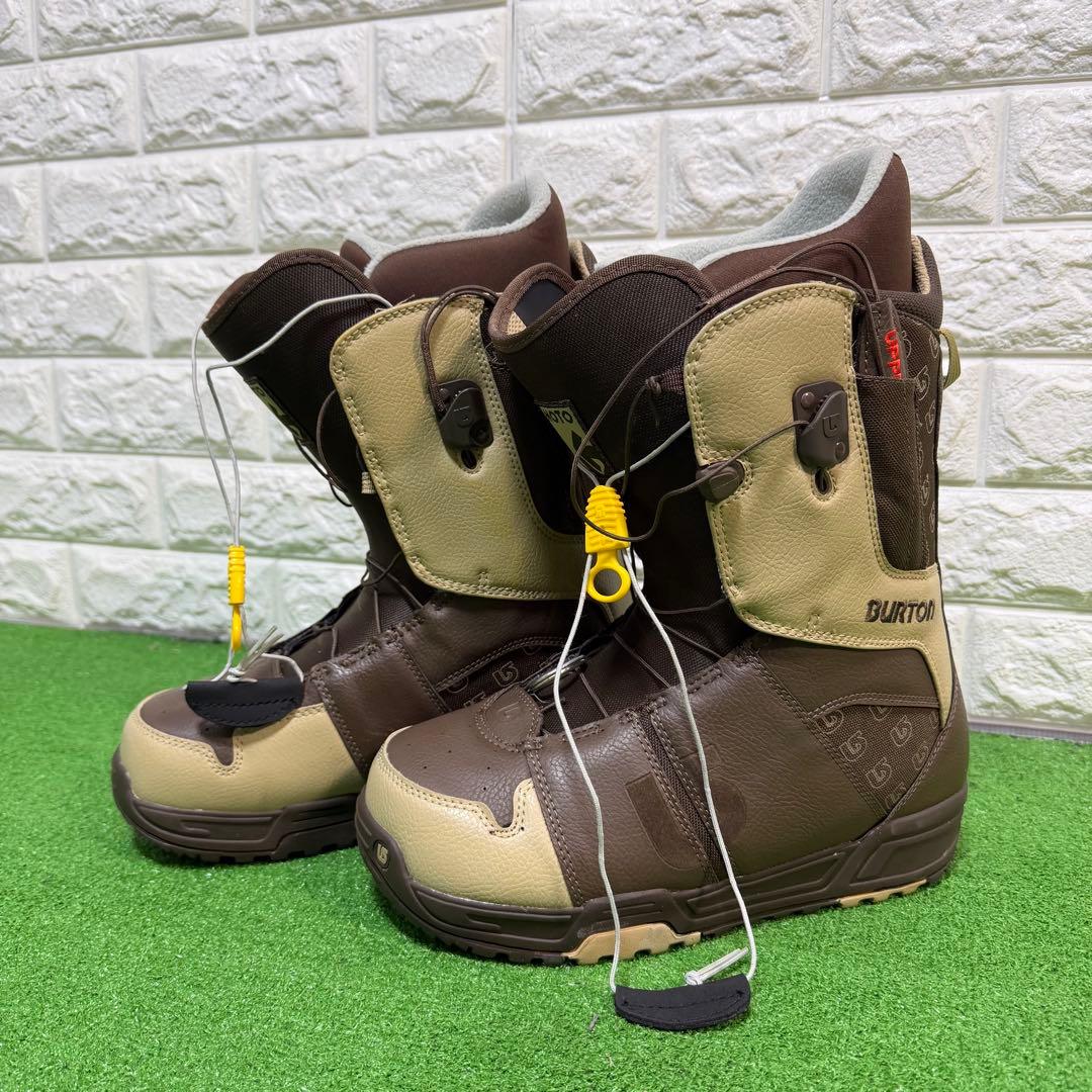超美品　バートン　スノーブーツ　MOTO ロゴ　ブラウン　26cm メンズ