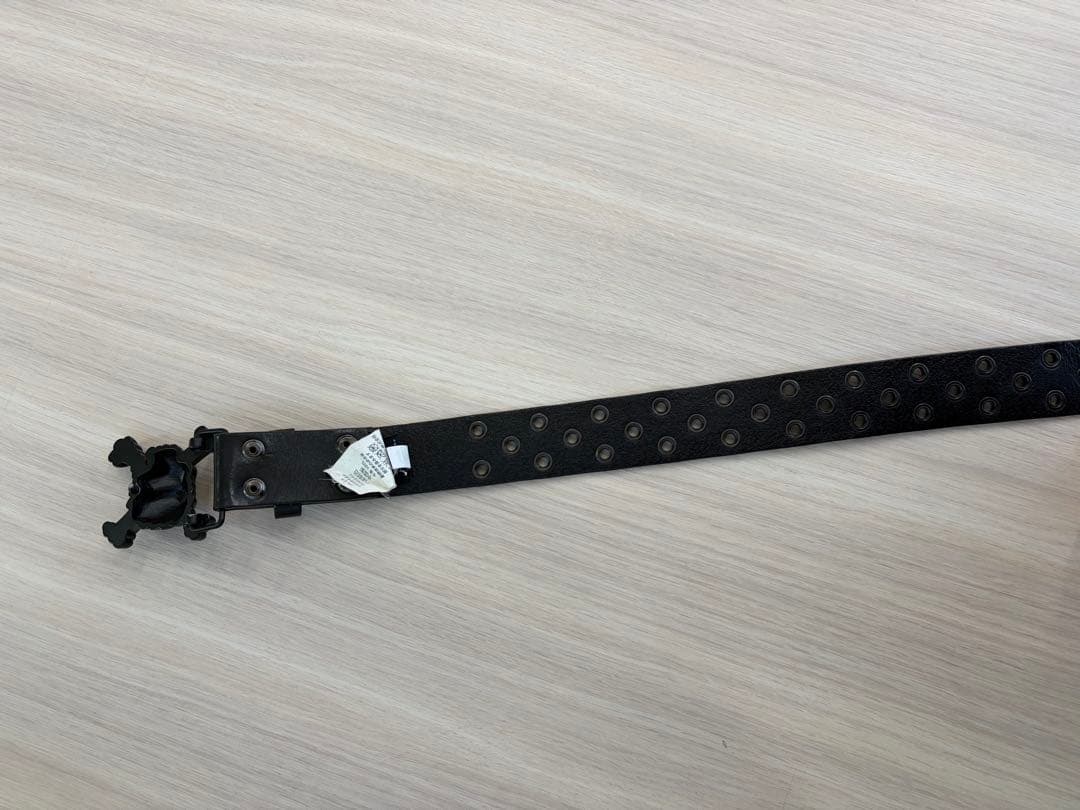 小物 oakley skull buckle belt