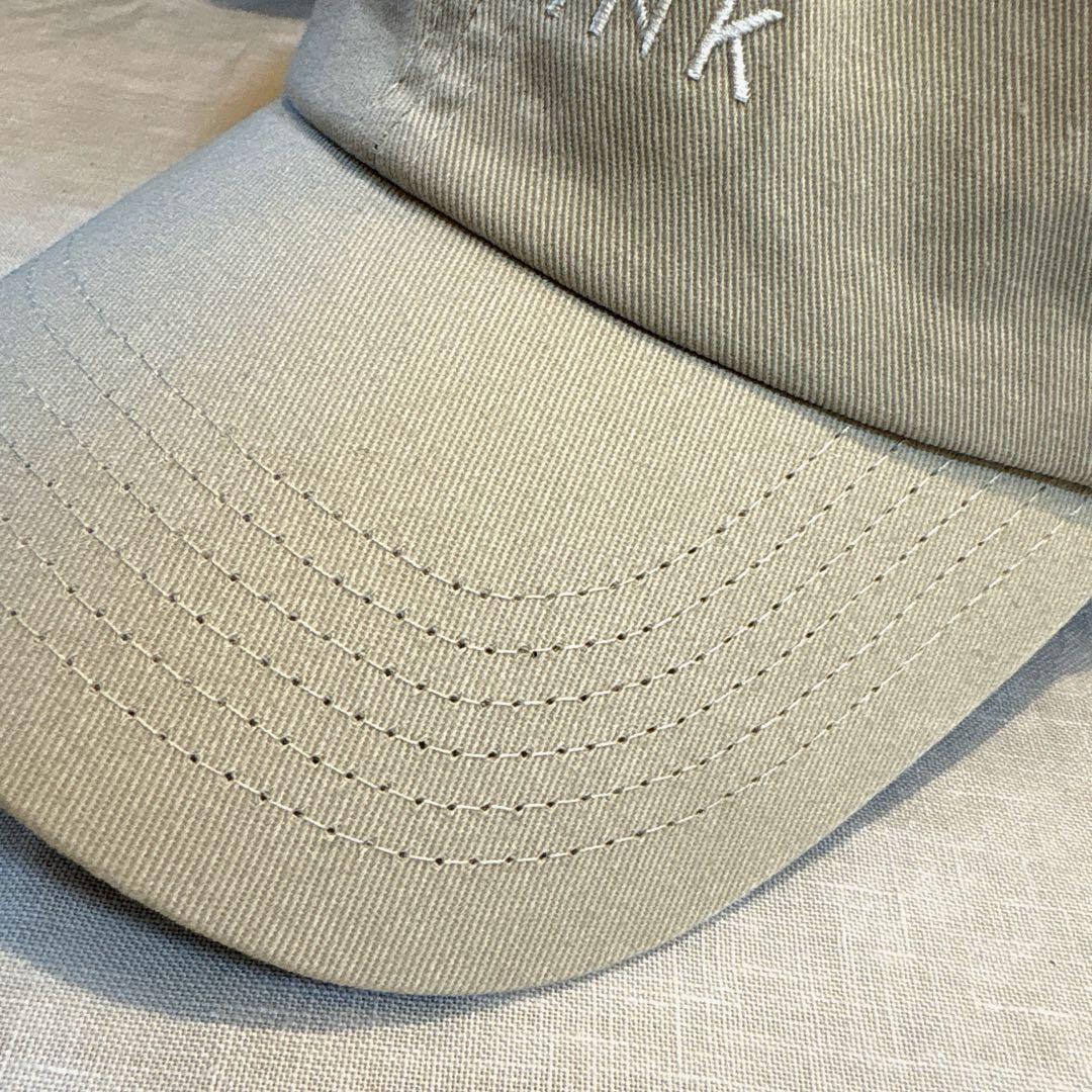 BLAMINK ブラミンク［未使用］ロゴキャップ　ベージュ