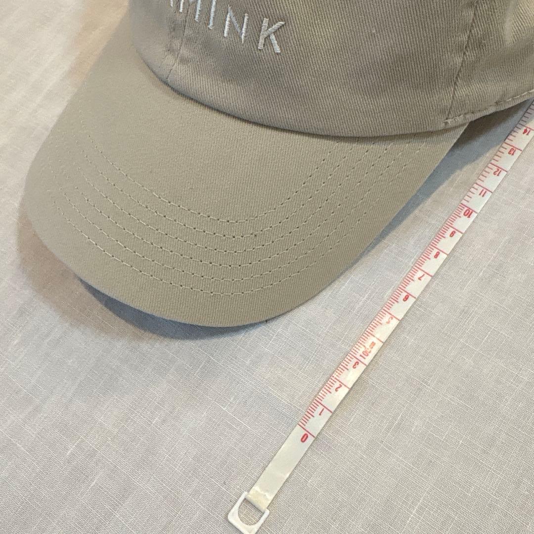 BLAMINK ブラミンク［未使用］ロゴキャップ　ベージュ