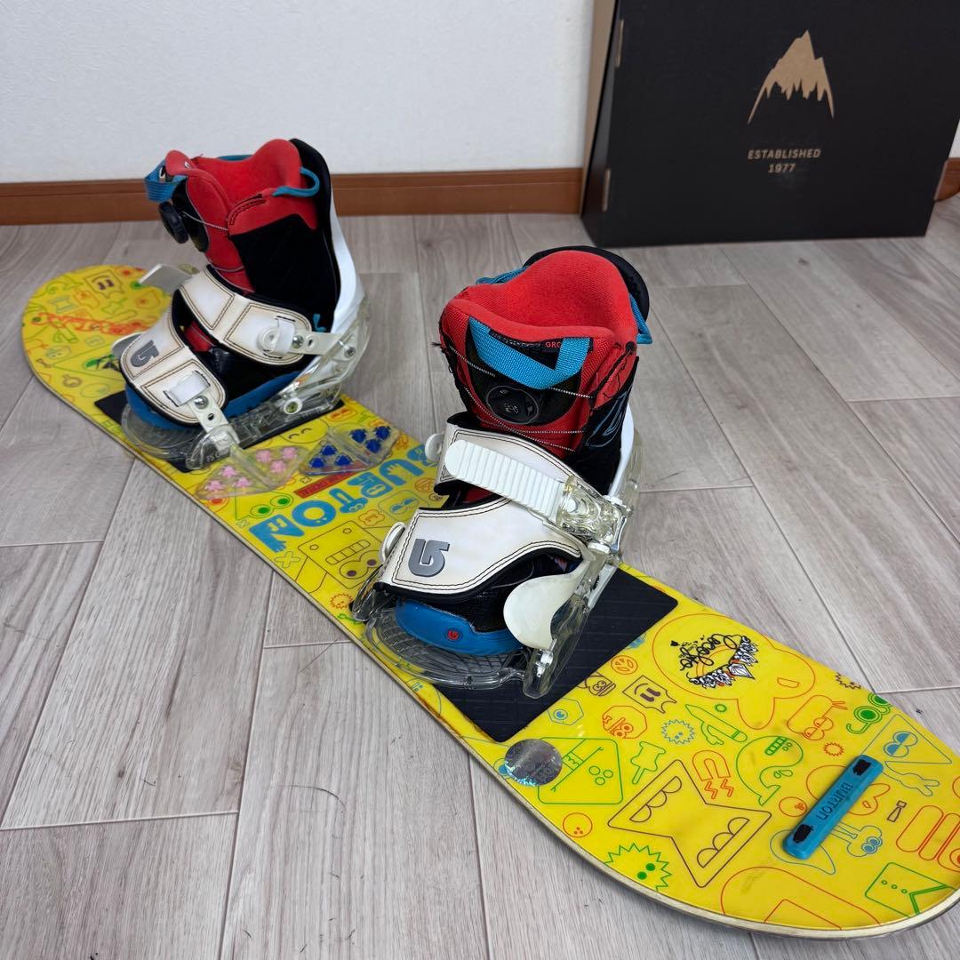 BURTON スノーボード 100cm キッズ4点セット