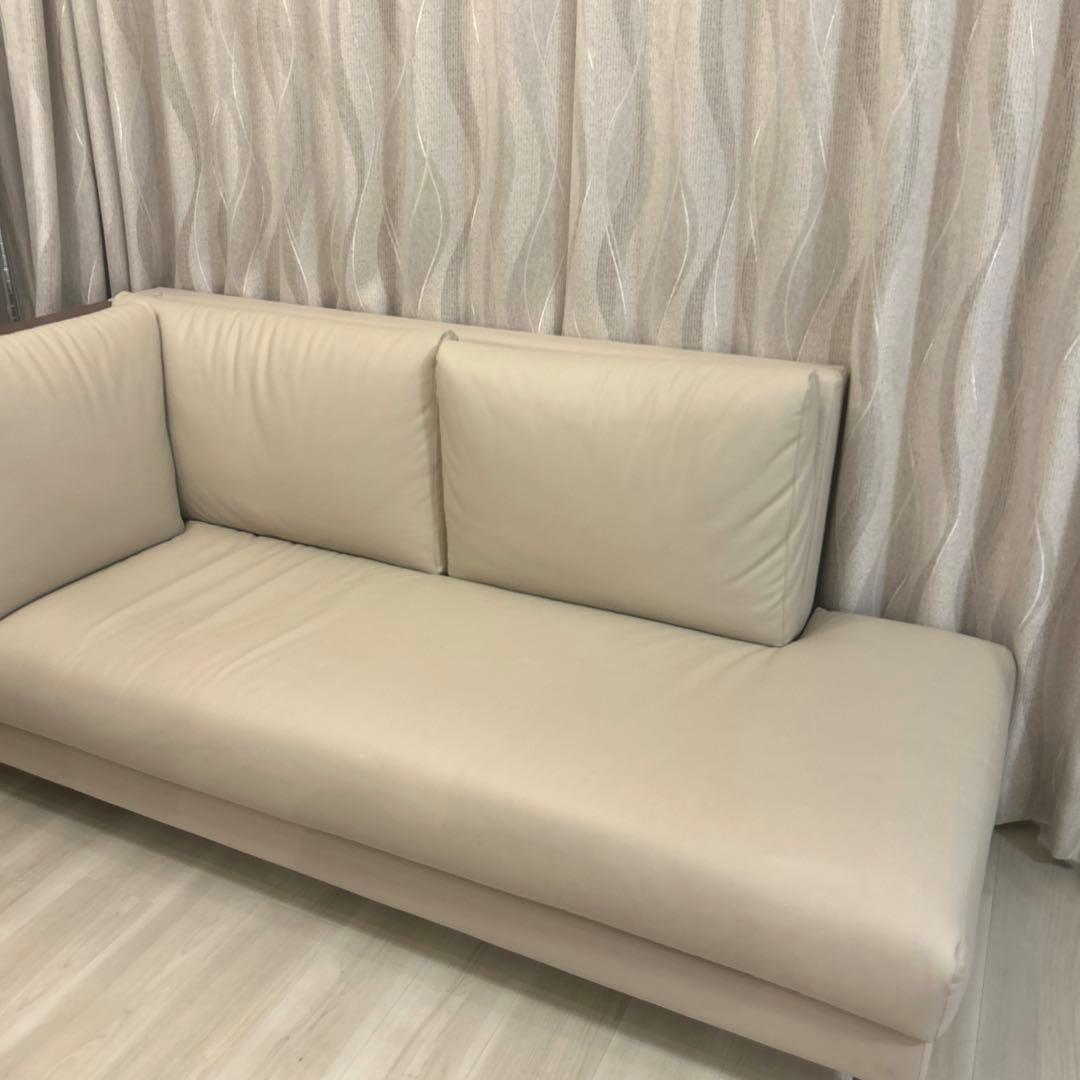 【わたなべ】②ニトリ リビングダイニングソファセット カウチソファ