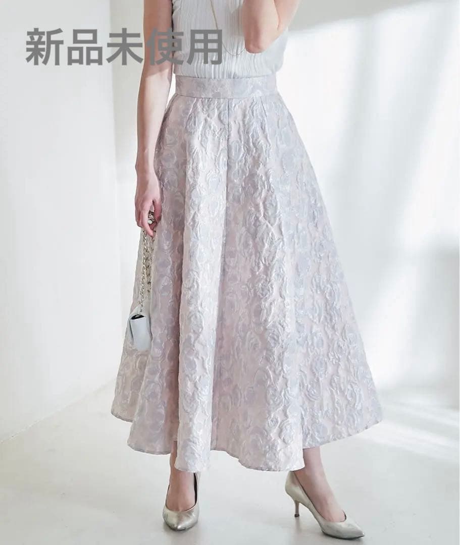 La boutique BonBon 新品未使用　花柄ジャガードスカート