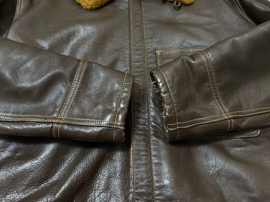 バズリクソンズ ホースハイド B-2 フライト ジャケット レザー ムートン