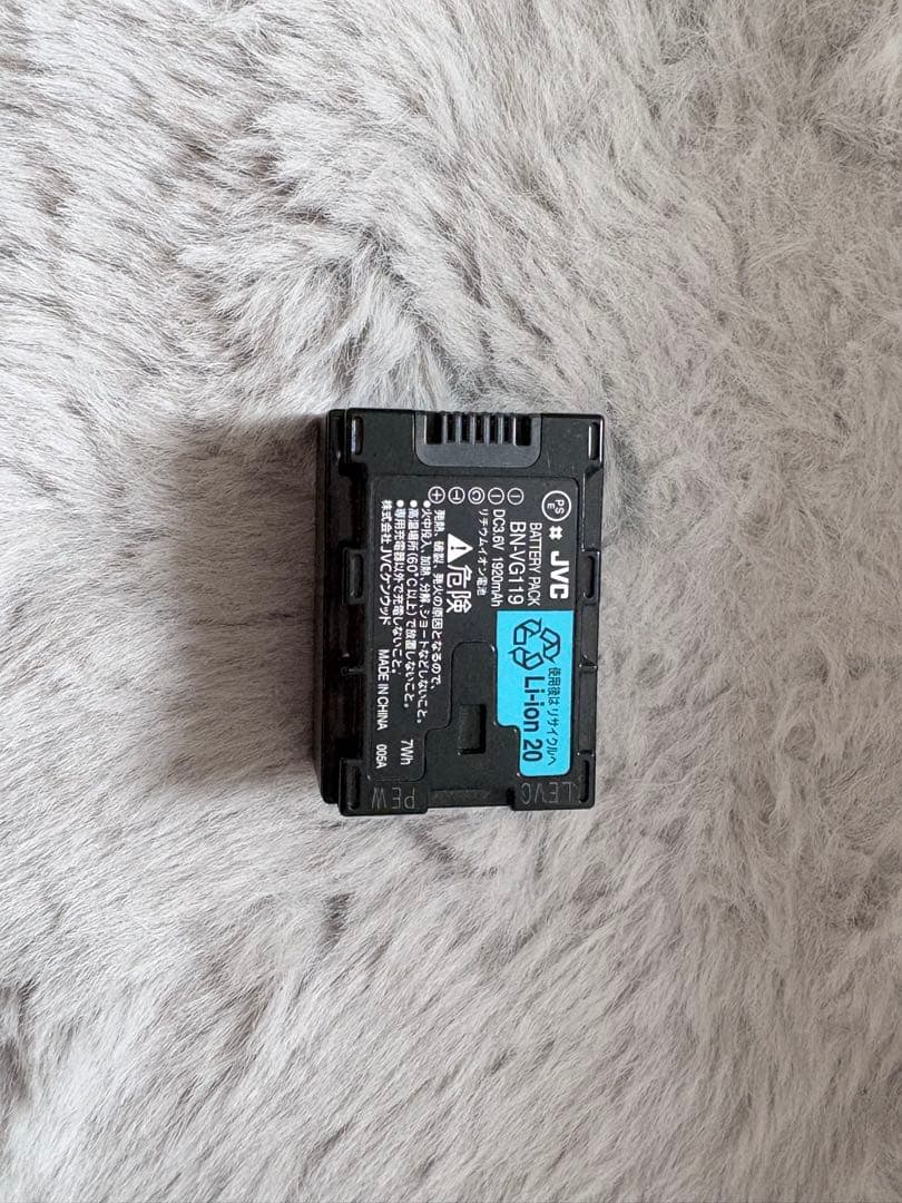 JVC Everio GZ-E780-W ホワイト 純正充電ケーブル付動作確認済