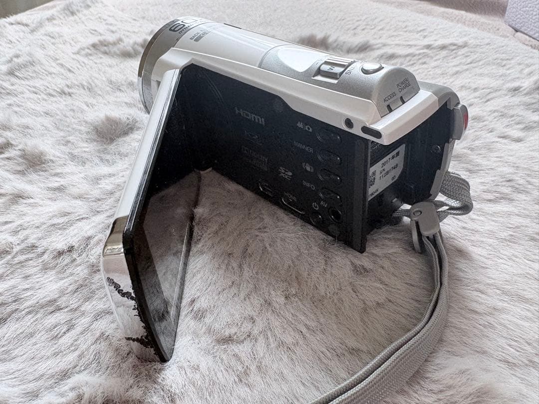 JVC Everio GZ-E780-W ホワイト 純正充電ケーブル付動作確認済