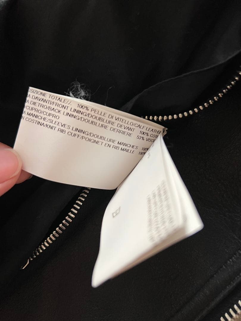 ジャケット・アウター rick owens intarsia leather jacket