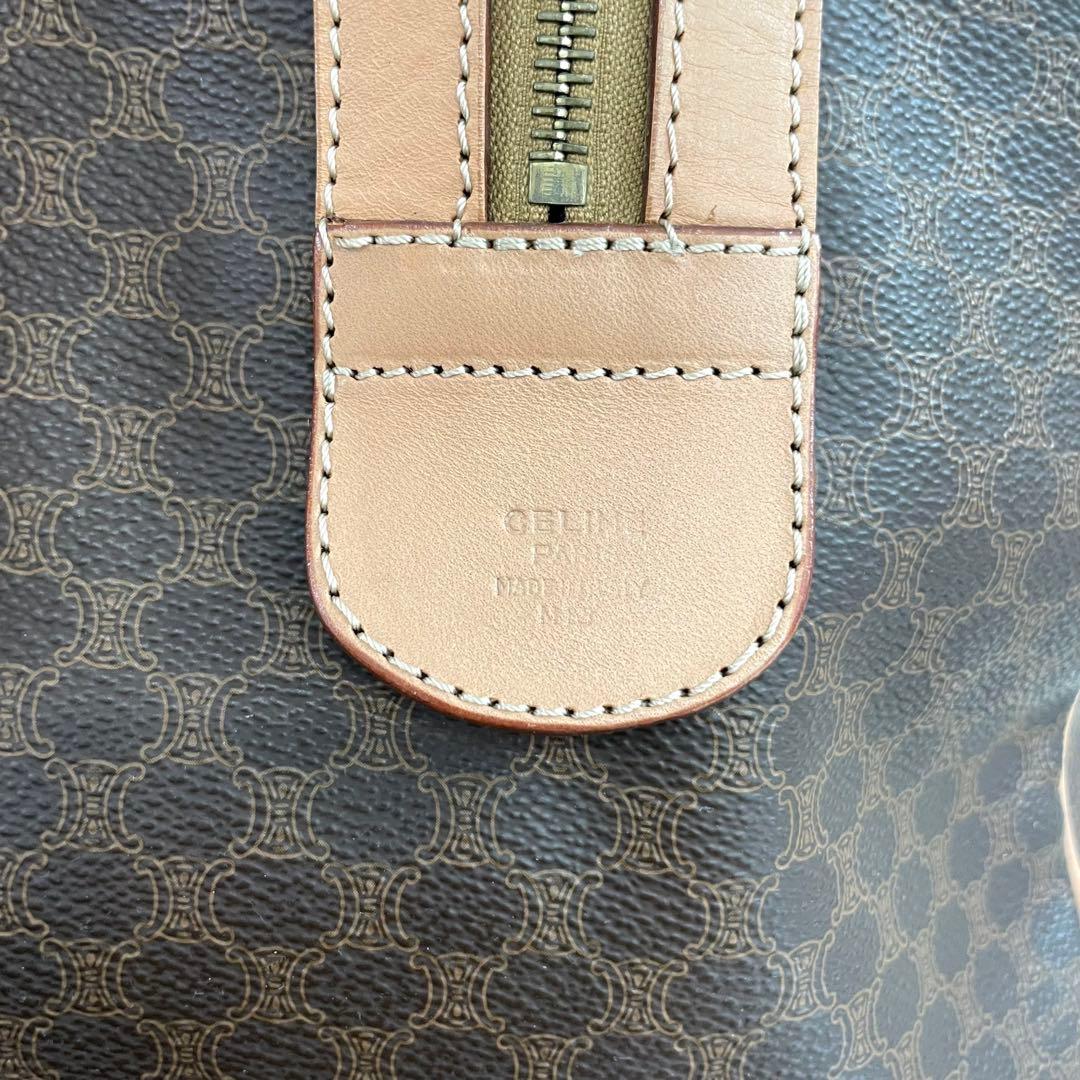 CELINE マカダム トリオンフ ボストンバッグ