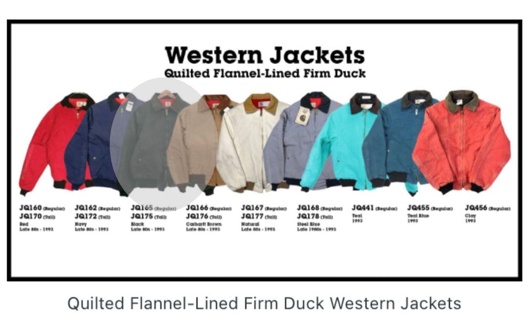 【幻・初期】カーハート サンタフェジャケット JQ165 ブラック M