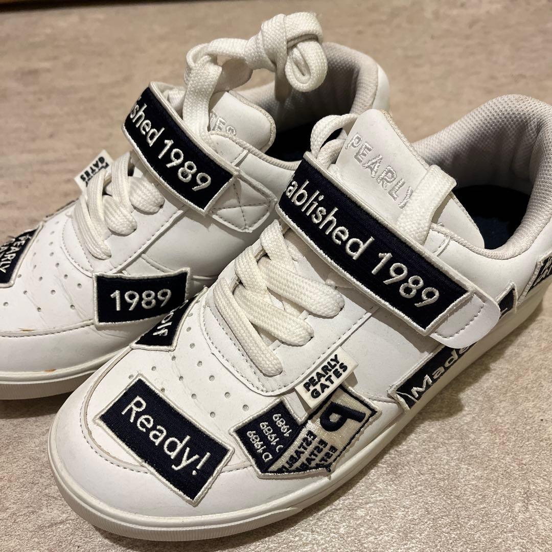 PEARLY GATES ゴルフシューズ レディース　22.5cm 靴　スパイク