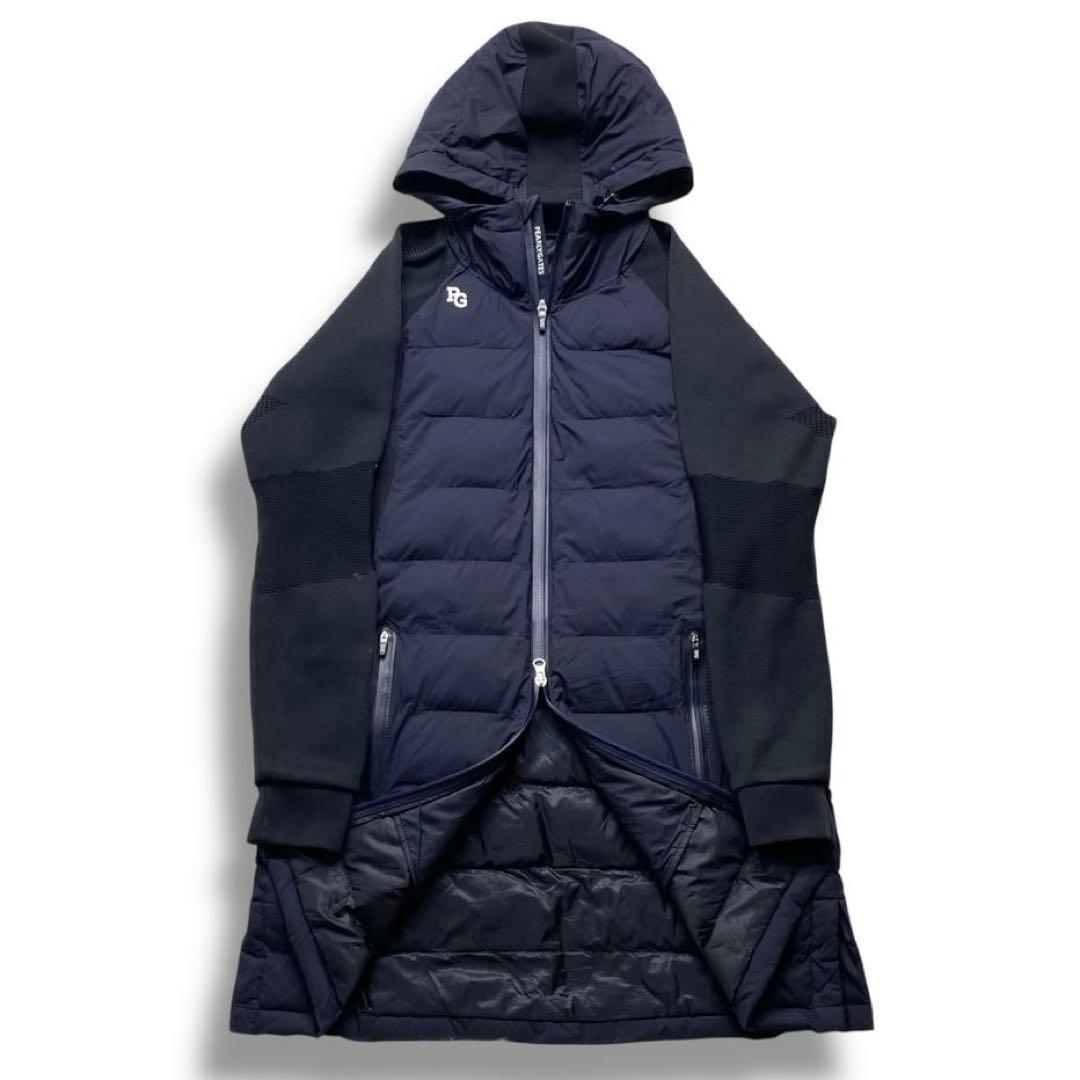 【美品】PEARLY GATES ロゴ ダウン アウター 中綿 ゴルフウェア