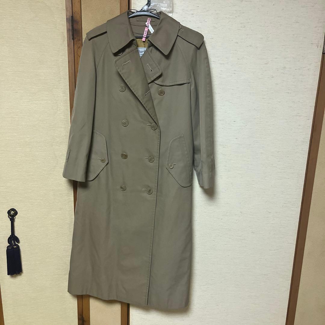 【クリーニング済】Burberrys ベージュ ダブルブレスト トレンチコート