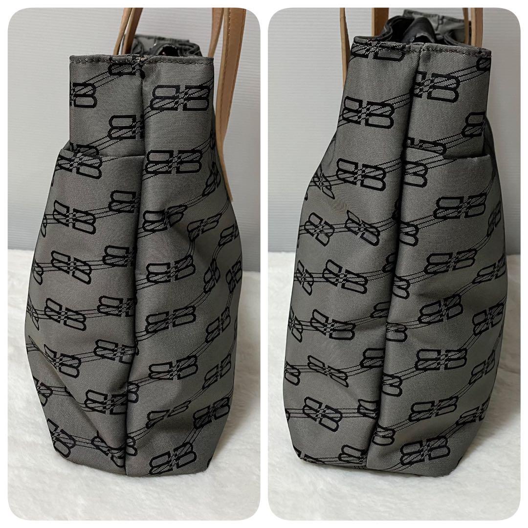 未使用級 BALENCIAGA ナイロン トートバッグ A4 ロゴ シグネチャー