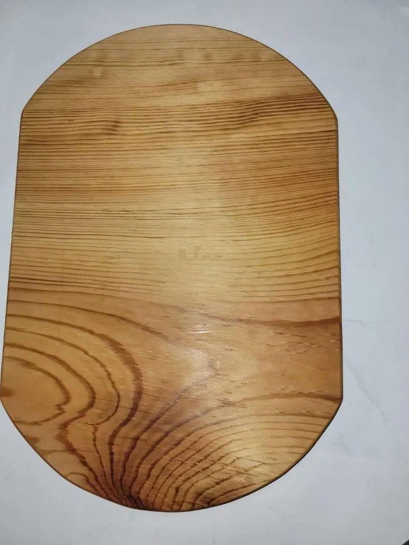 特大　肥え松　こえまつ　一枚板　小判形　カッティングボード　まな板　無垢材無節