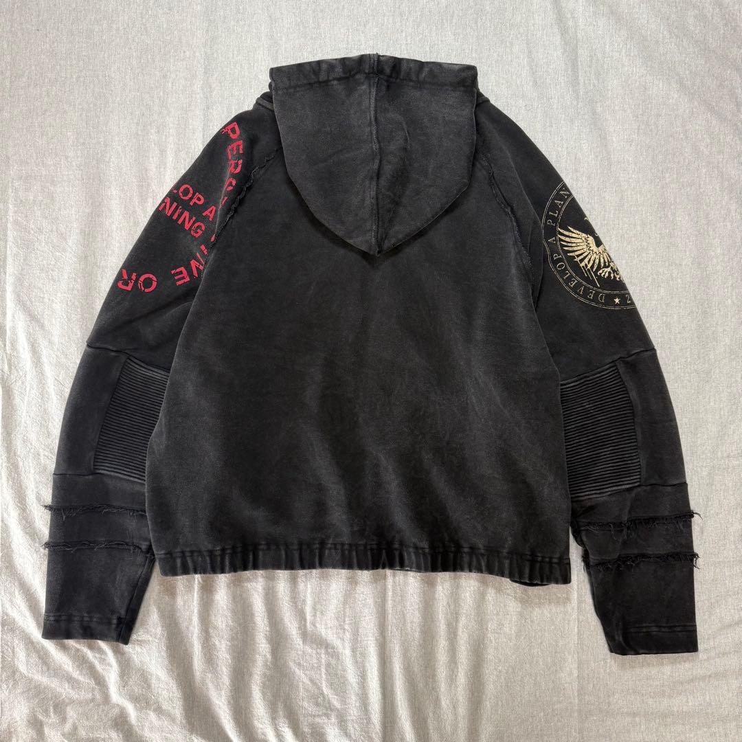 a♡ 様 ダンケシェーン ケミカルウォッシュ 加工 ヴィンテージ パーカー 黒