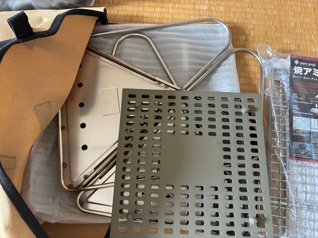 スノーピーク アメニティドームM アウトドアセット　全て未使用品！焚き火グリル等