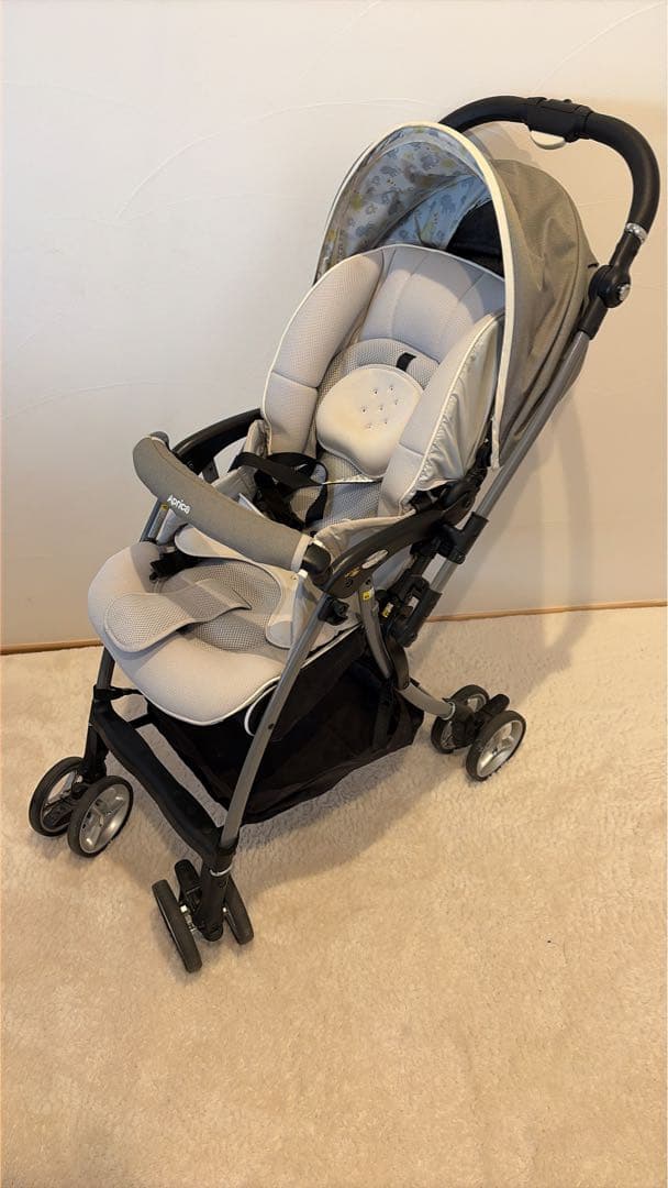 Aprica ラクーナビッテ クッション レザー 両対面 ベビーカー A型