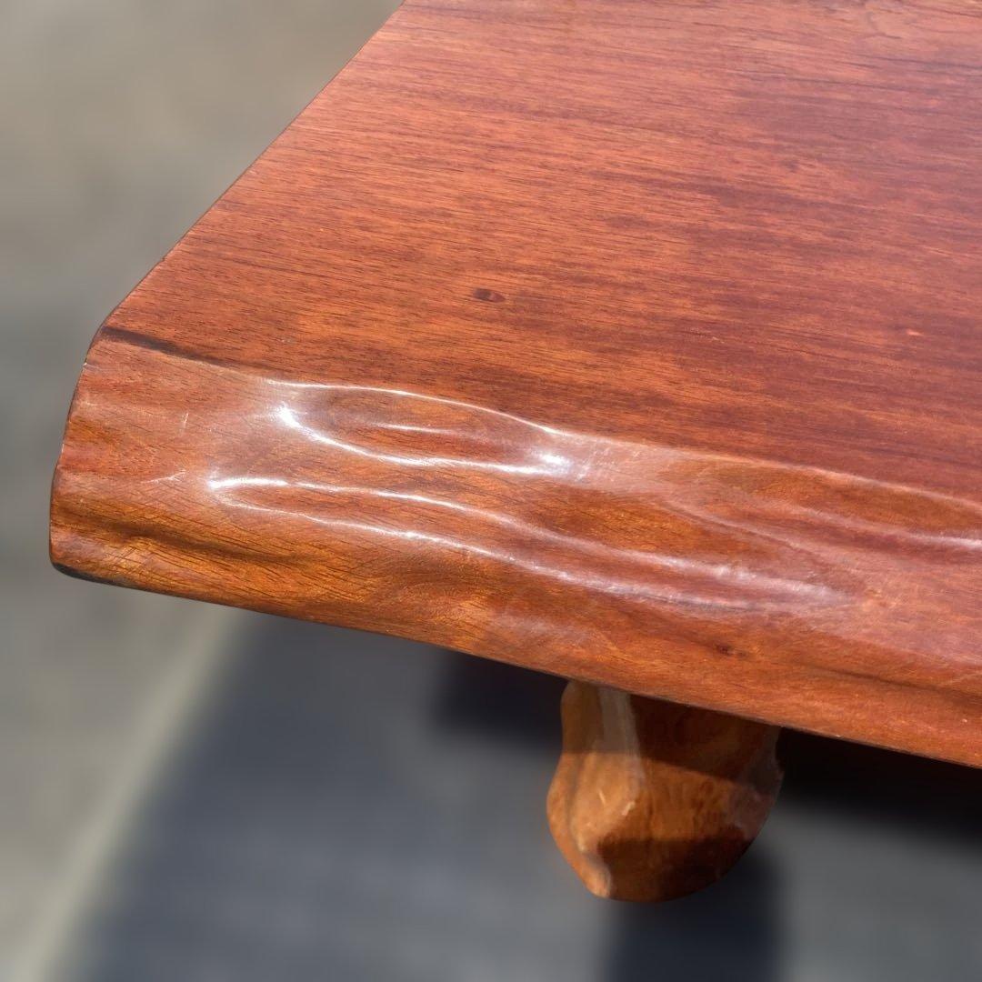 天然木 一枚板 高級座卓テーブル ローテーブル 欅？