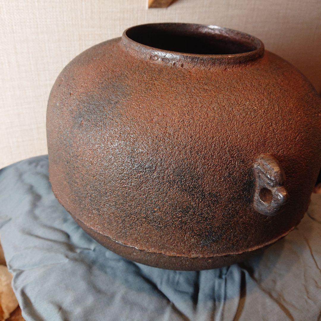 茶道具 鉄製 茶釜