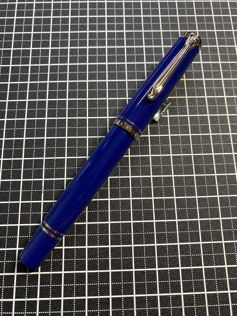 Pelikan SOUVERAN M405 DARK-BLUE 万年筆　字幅F