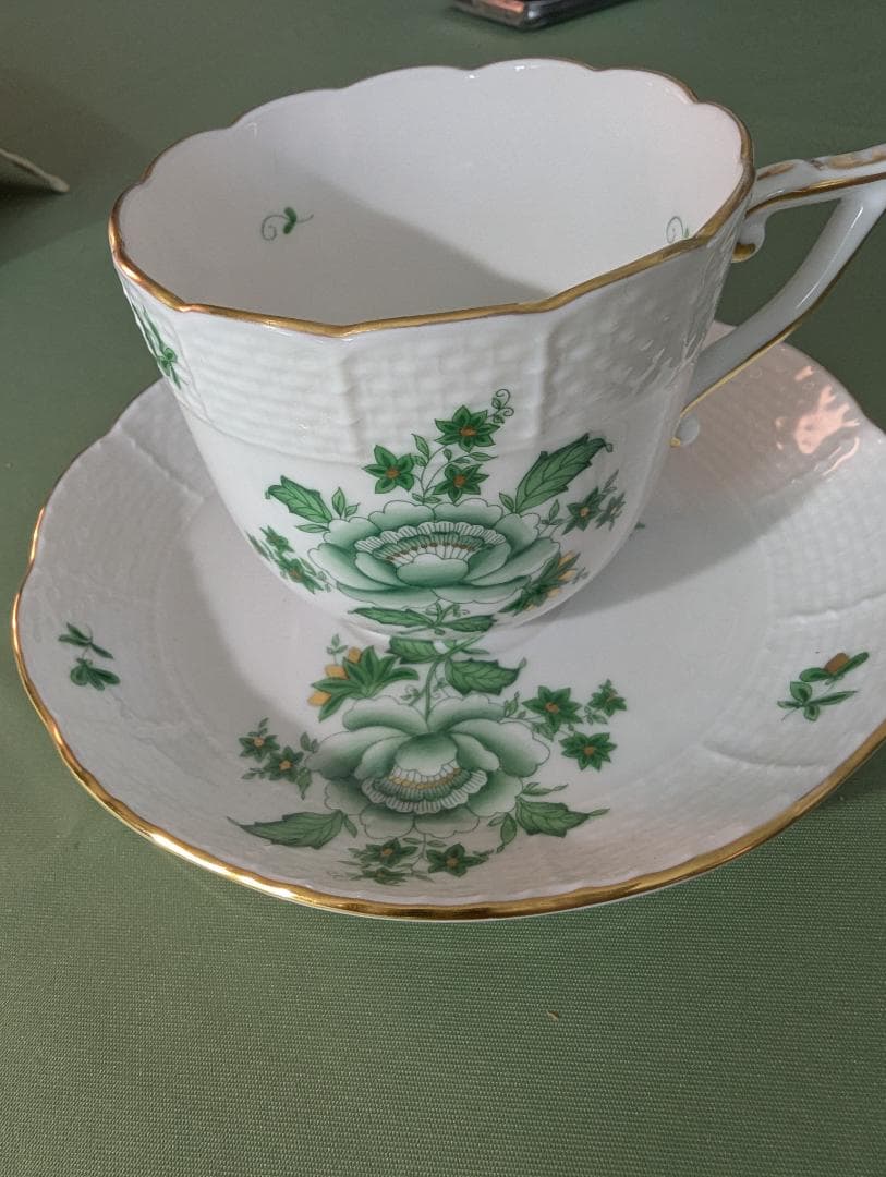 ヘレンド　南京ブーケコーヒーカップ