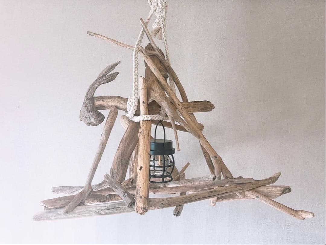 流木　吊り下げ式　止まり木