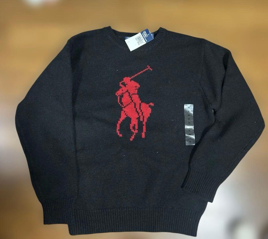 【タグ付】Polo Ralph Lauren ブラック セーター