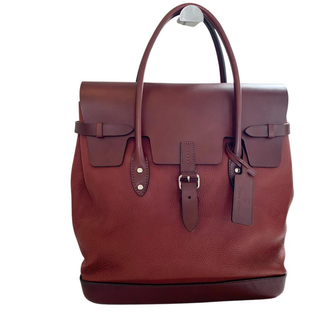 【美品】 ソメスサドル　レザー　トートバッグ　A4収納可　レア HTレーベル