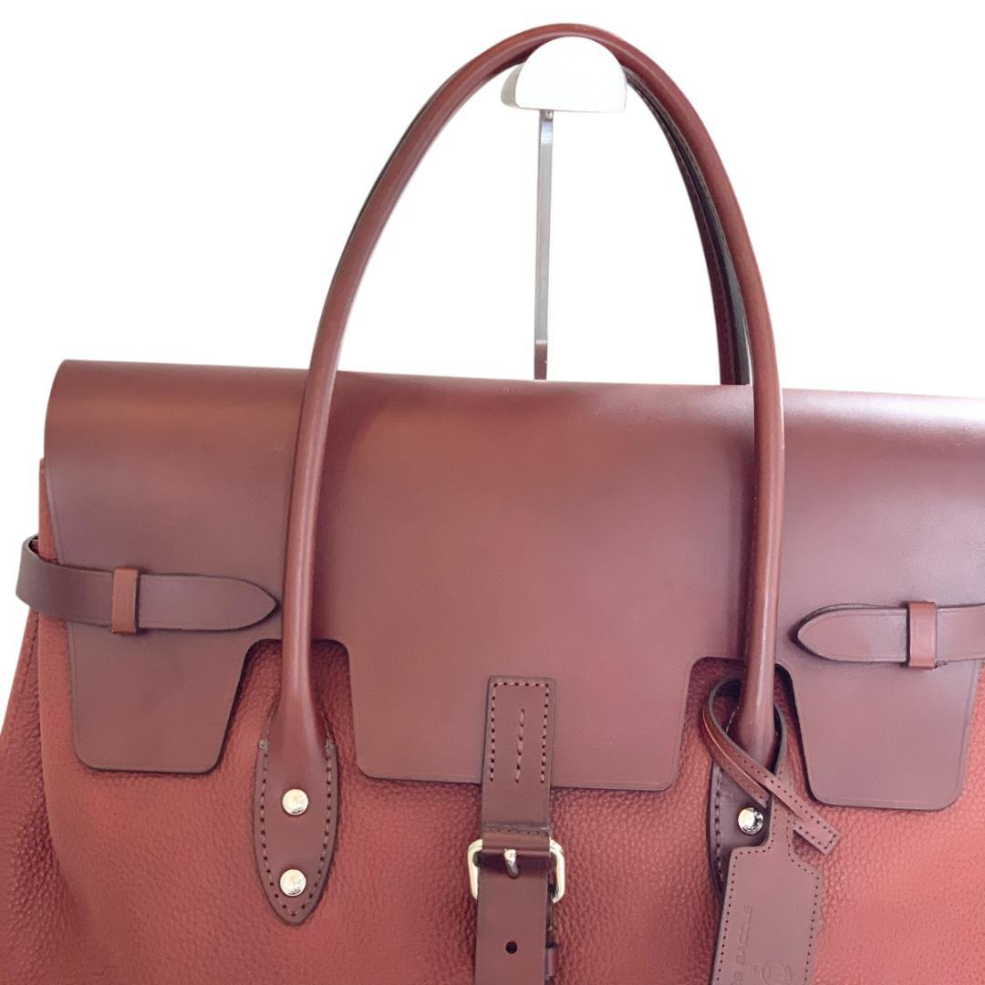 【美品】 ソメスサドル　レザー　トートバッグ　A4収納可　レア HTレーベル