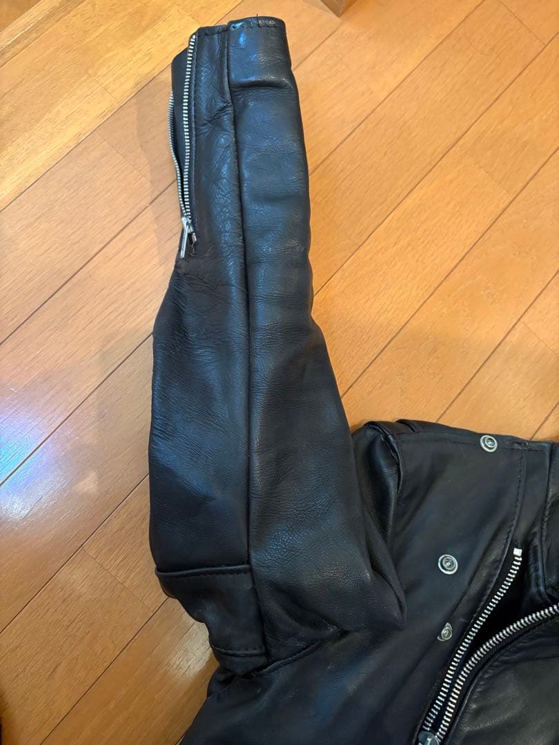 最終値下げカスタム Schott 618 ダブルライダースジャケット 34