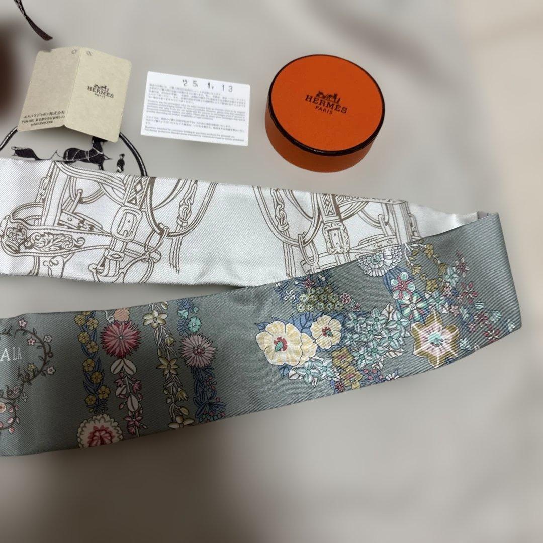 エルメス ツイリーブリッド・ドゥ・ガラ・アン・フルール&アイライナー新品