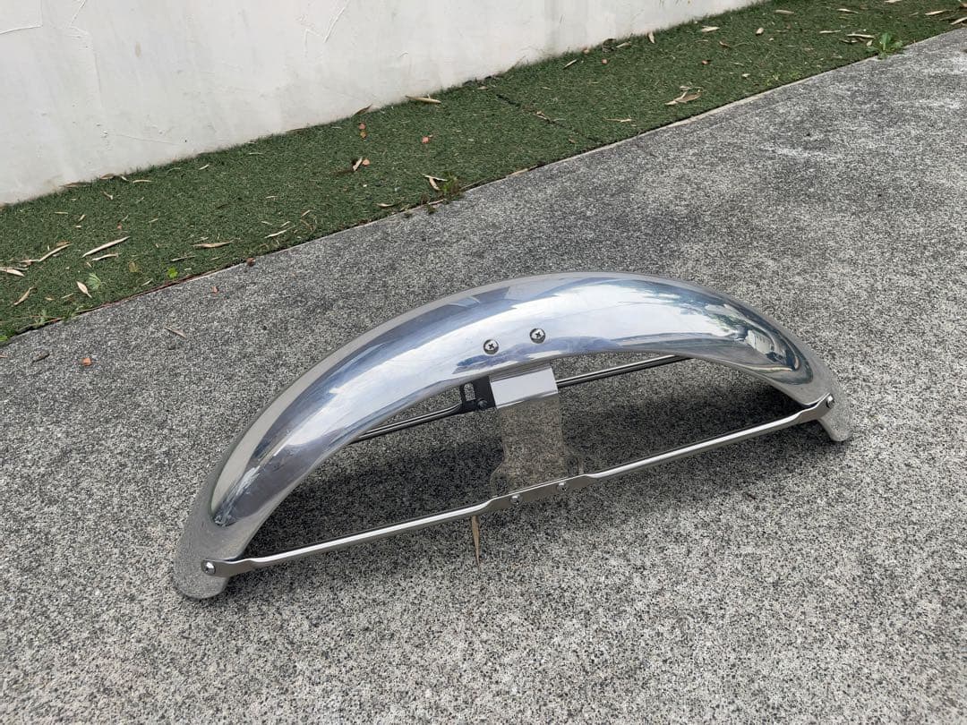 SR400 アルミ フロントフェンダー