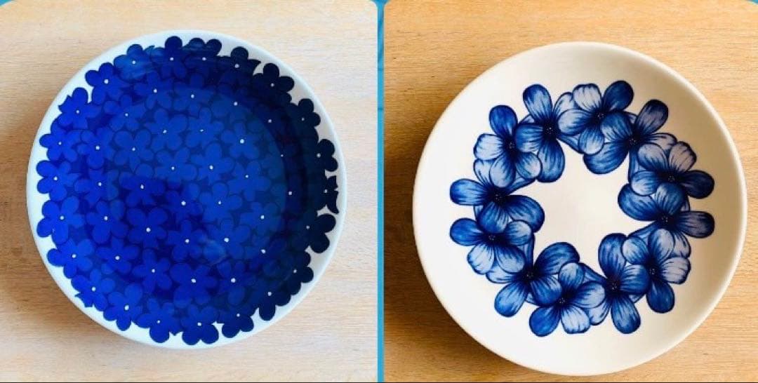 【送料無料】アラビア　140年記念プレート　　2枚セット　箱入り　希少