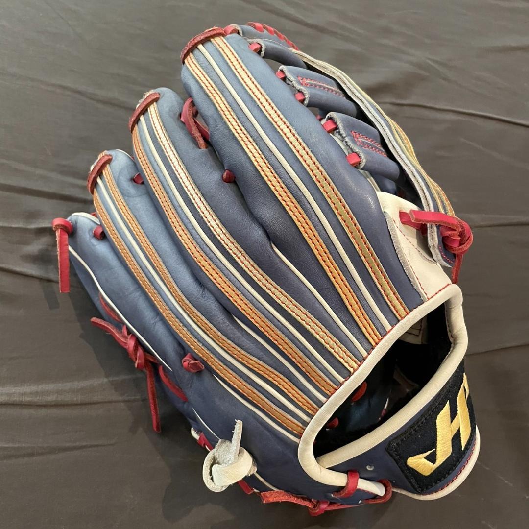 【限定】ハタケヤマ 軟式外野手グローブ 金本モデル GPC-T6 湯もみ型付け