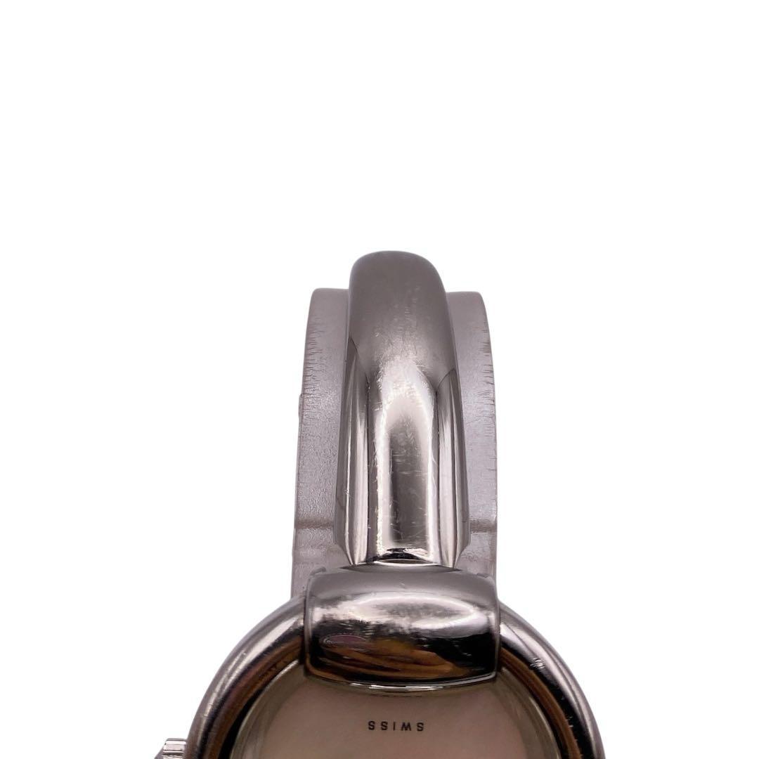 GUCCI シェル シルバー ラウンド レディース 腕時計 1317