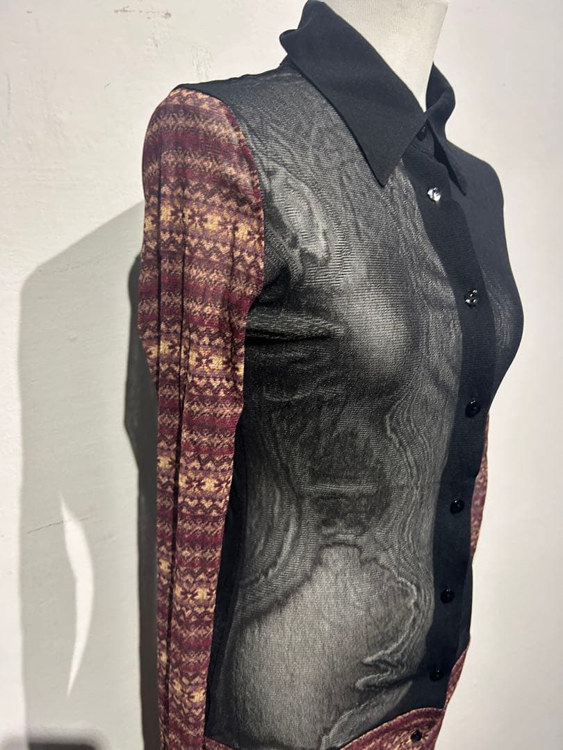 チ*ー様 jean paul gaultier ゴルチェ　パワーネットワンピース