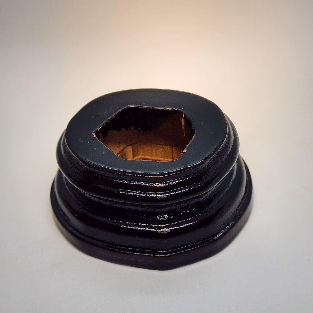 透明度抜群！スモーキーシトリン ファントム入り 専用台座とスポットライトセットで