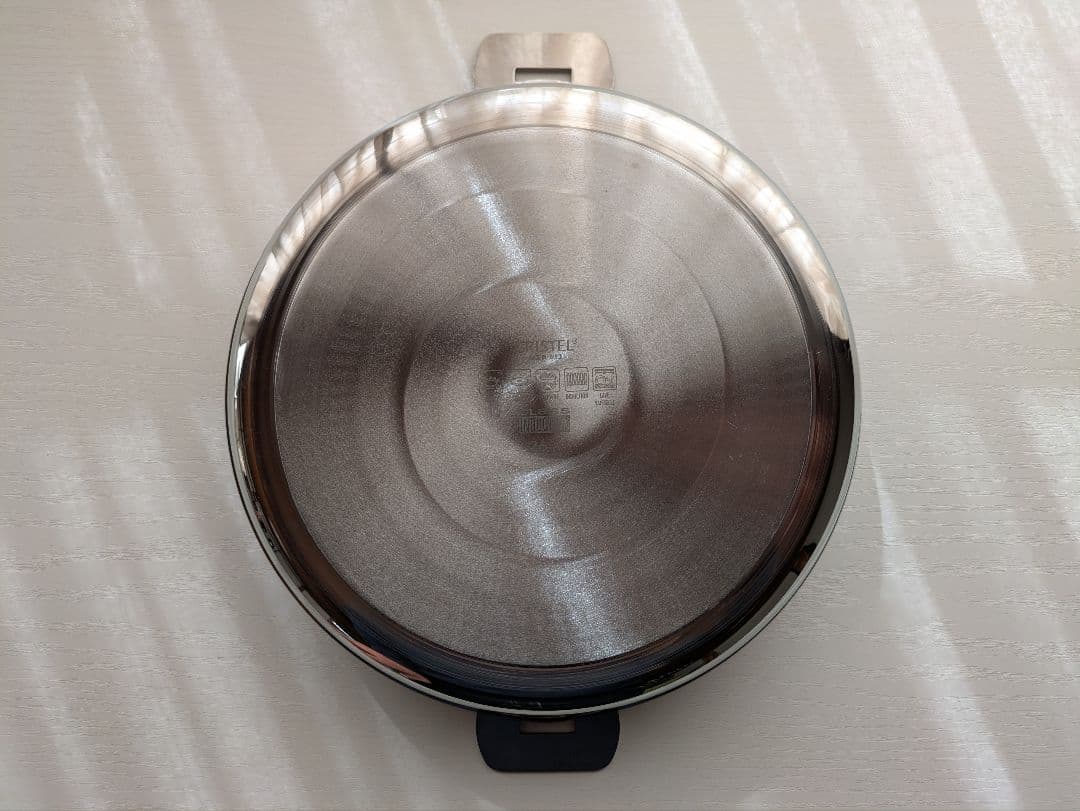 CRISTEL クリステル ステンレス両手鍋 26cm 深型/浅型　2個セット