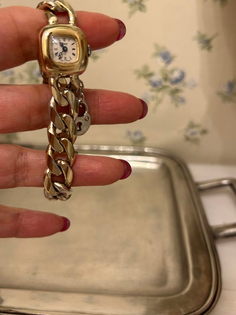 Obreyオブレイ金張　喜平チェーンブレスレットSOLID SILVER 稼働品