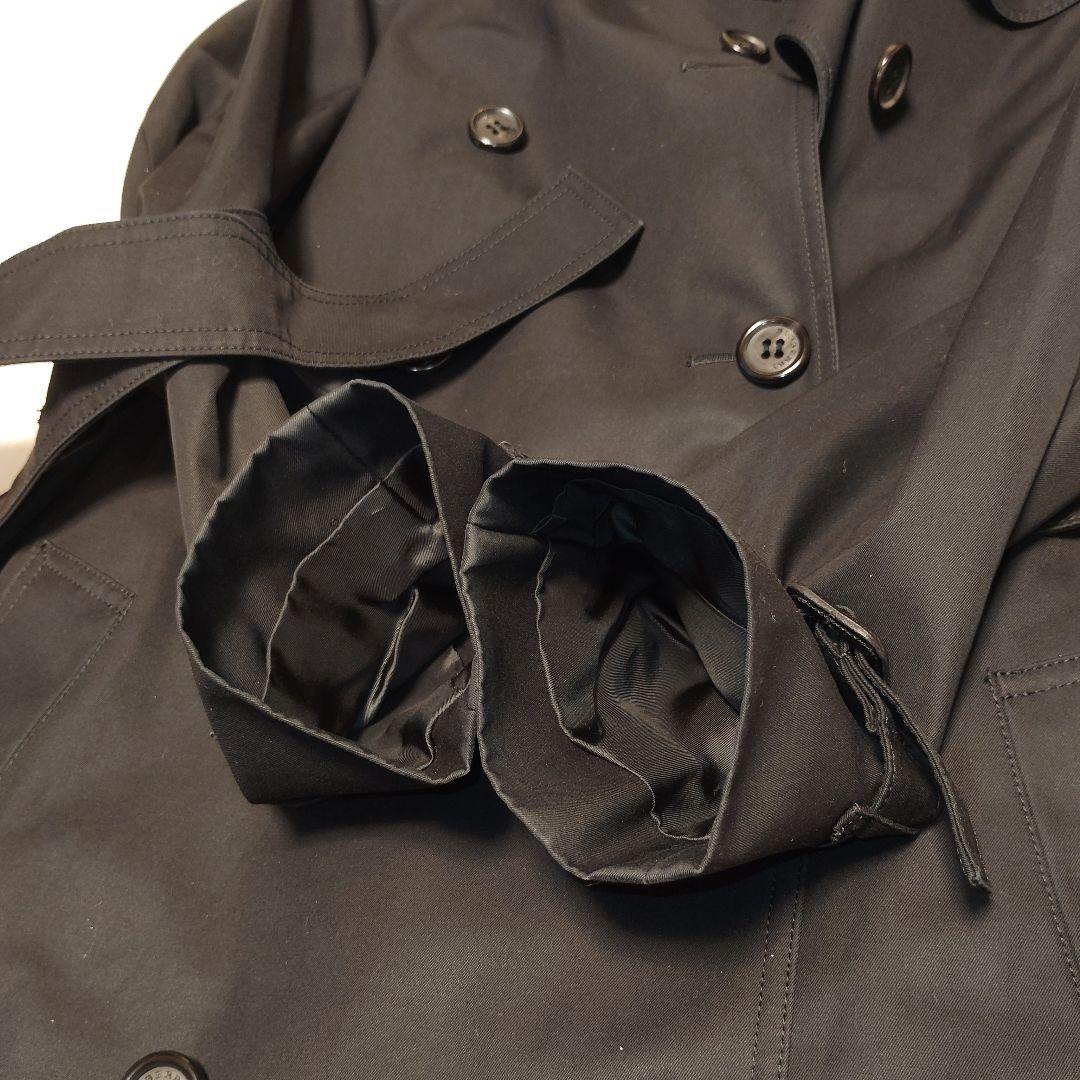 BURBERRY LONDON トレンチコートライナー付き 38 黒 着丈84㎝