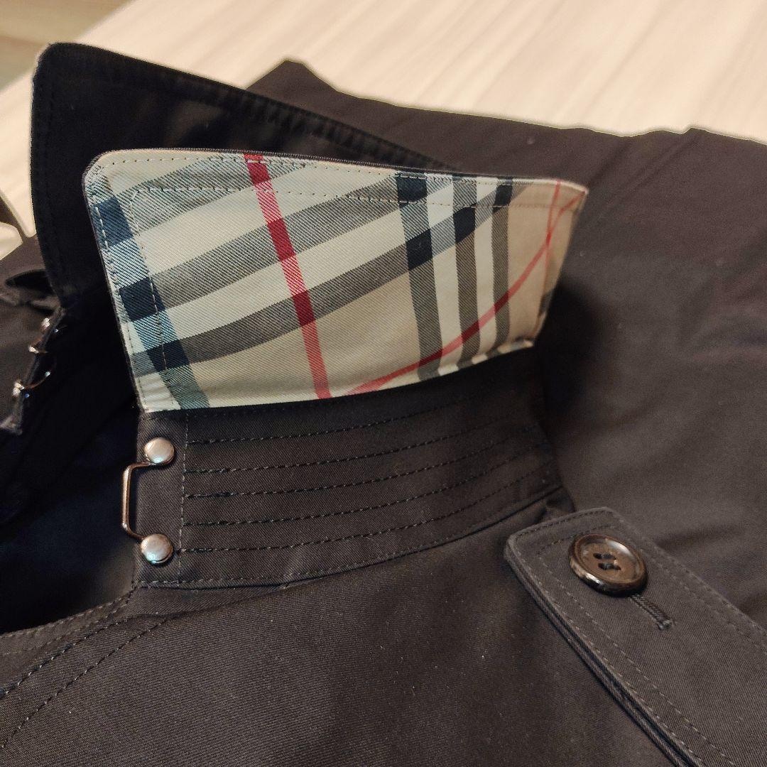 BURBERRY LONDON トレンチコートライナー付き 38 黒 着丈84㎝