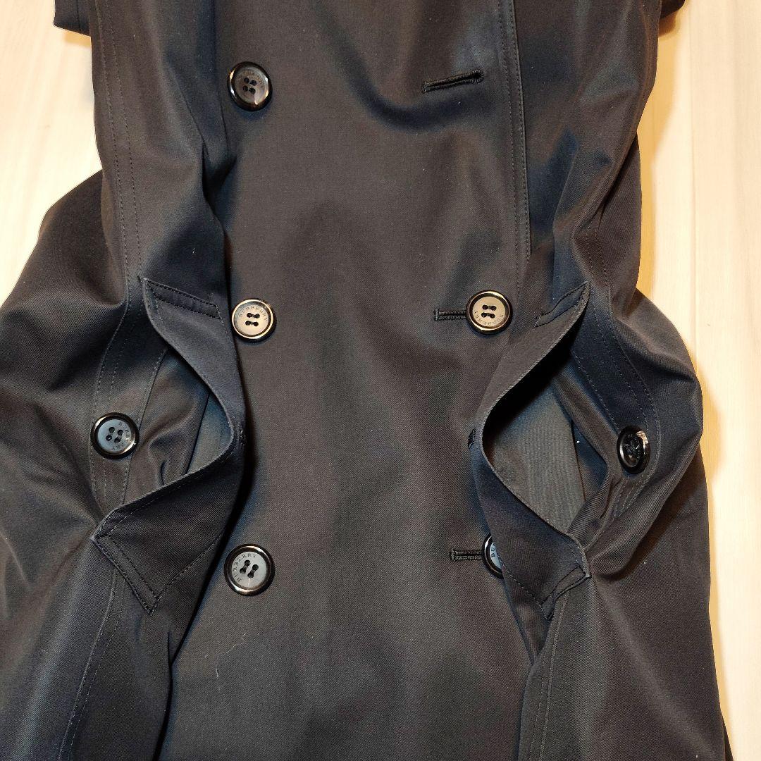 BURBERRY LONDON トレンチコートライナー付き 38 黒 着丈84㎝