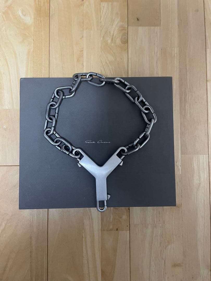 Rick Owens ケルベロスチョーカー BluePinky着用