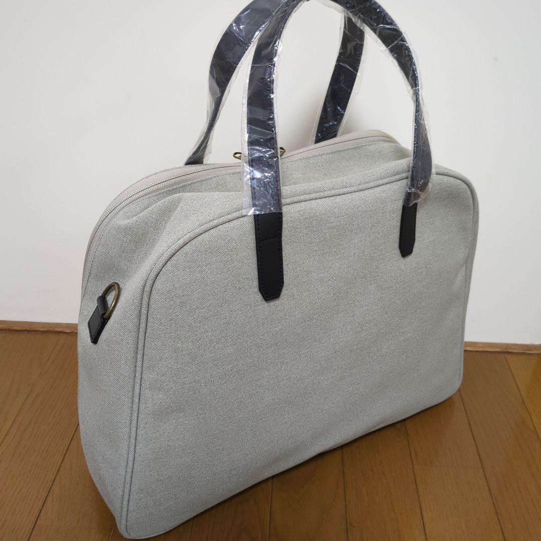 【新品】北欧暮らしの道具店スーツケースみたいに使えるボストンバッグ_グレージュ