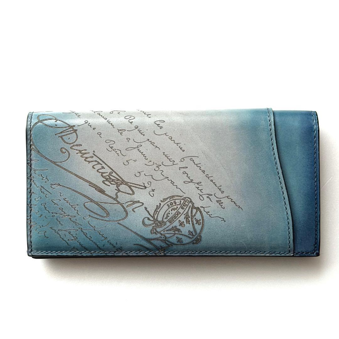 週末限定値下Berluti エスパス グラディアント フラップ ロングウォレット