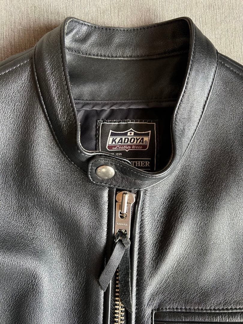 カドヤ(KADOYA)K'S LEATHER FPS-2-SFTレザーシングルL