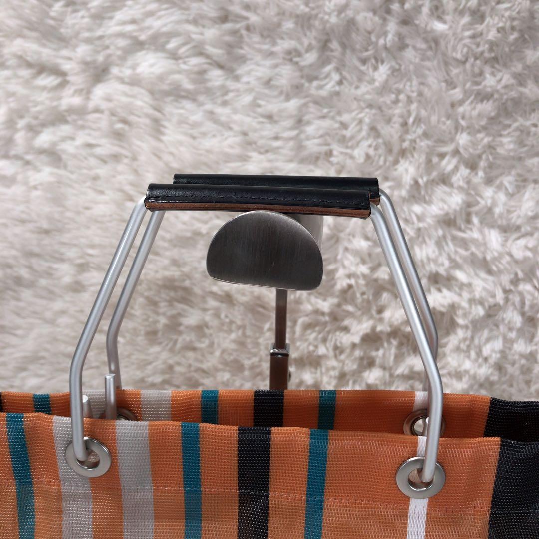 キョロ さま　MARNI マルニフラワーカフェ ストライプバッグ ナトートバッグ