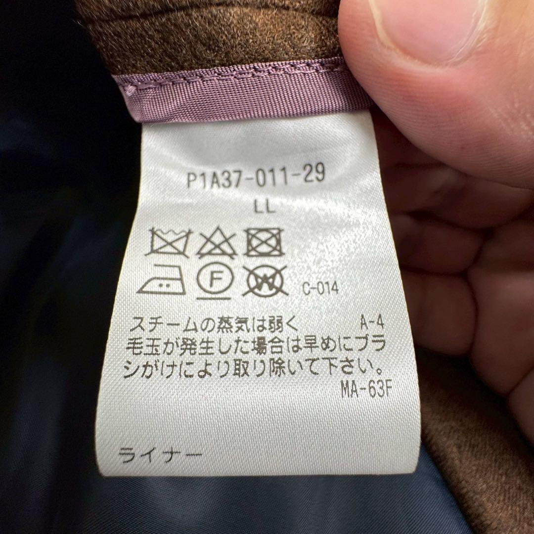 極美品✨ SANYO 100年コート ステンカラーコート 比翼 ライナー付 LL