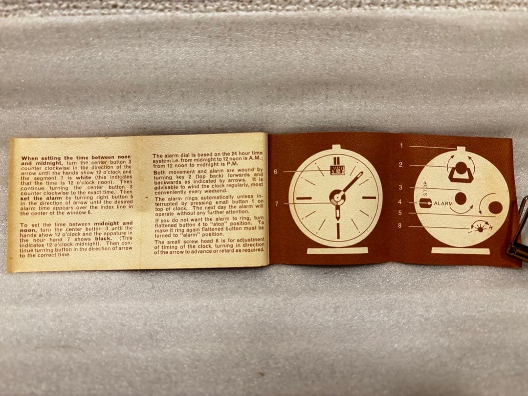 Jaeger-LeCoultre アラームクロック ヴィンテージ 置時計 手巻き