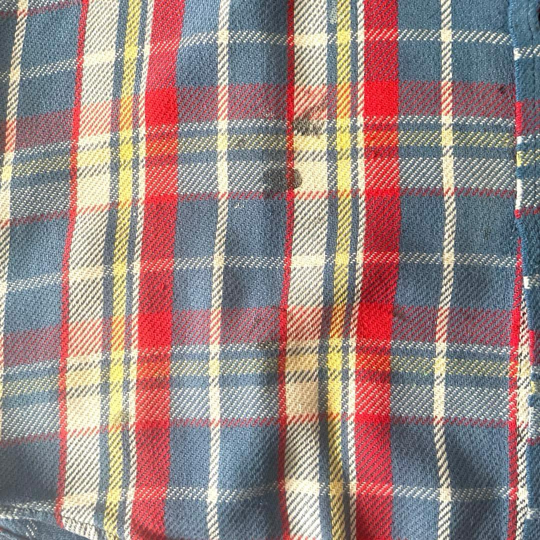 【三連休限定価格】BIG MAC 70s 単色タグ チェック柄ネルシャツ L